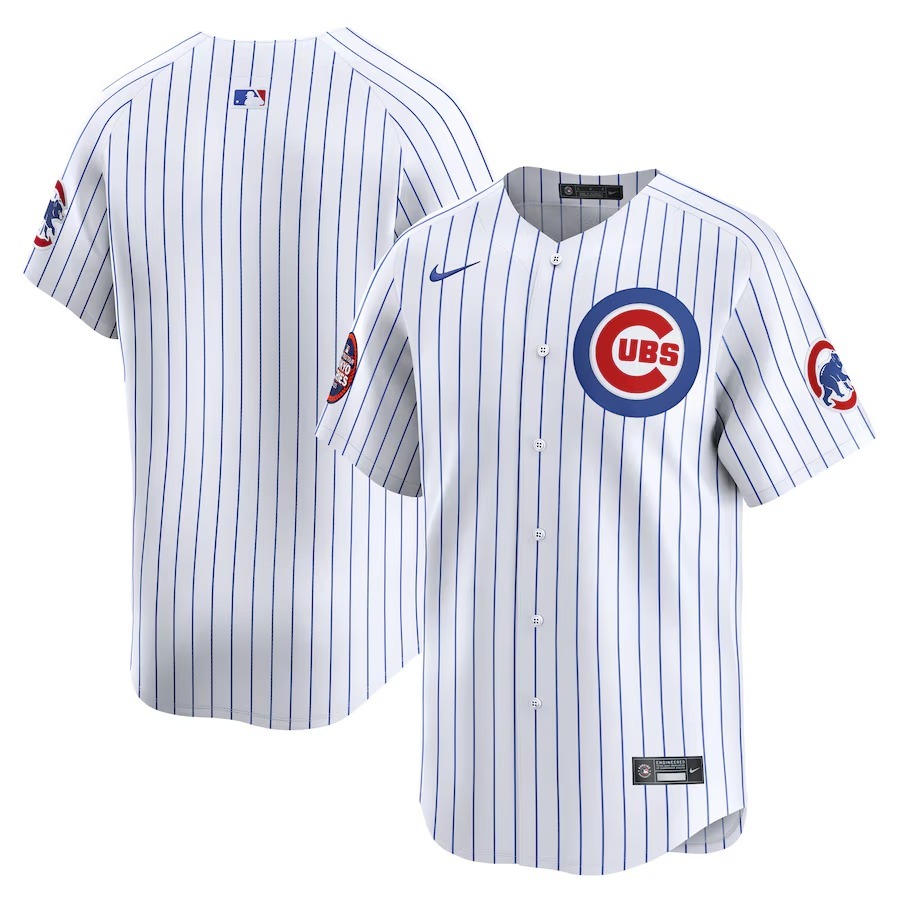 Men's Chicago Cubs Nike White 2025 MLB World Tour: Tokyo Series Home Limited Jersey - ujerseystore