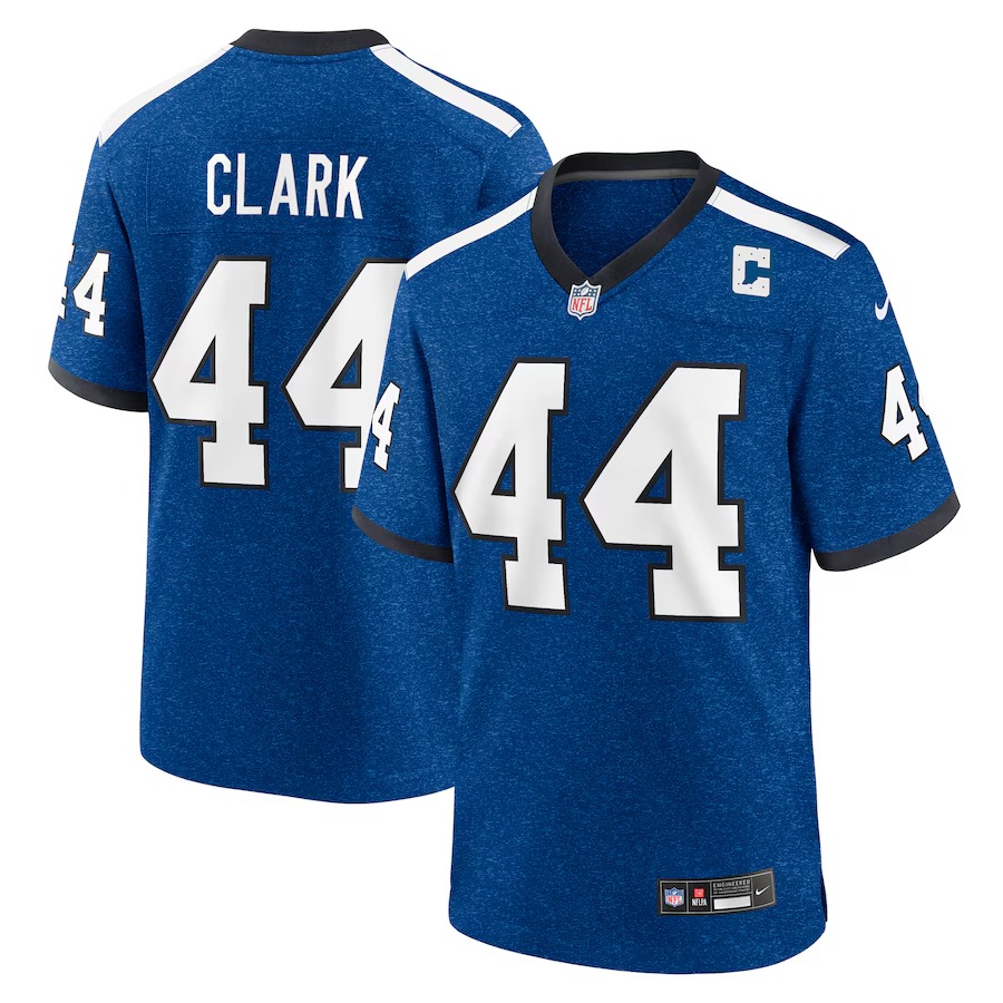 Men's Indianapolis Colts Dallas Clark Nike Royal Indiana Nights Alternate Game Jersey - ujerseystore