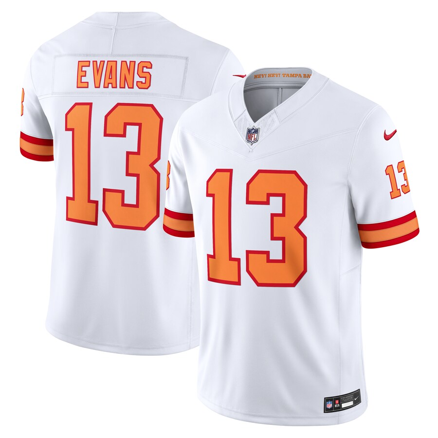 Men's '76 Tampa Bay Buccaneers Mike Evans Nike White Vapor F.U.S.E. Player Limited Jersey - ujerseystore