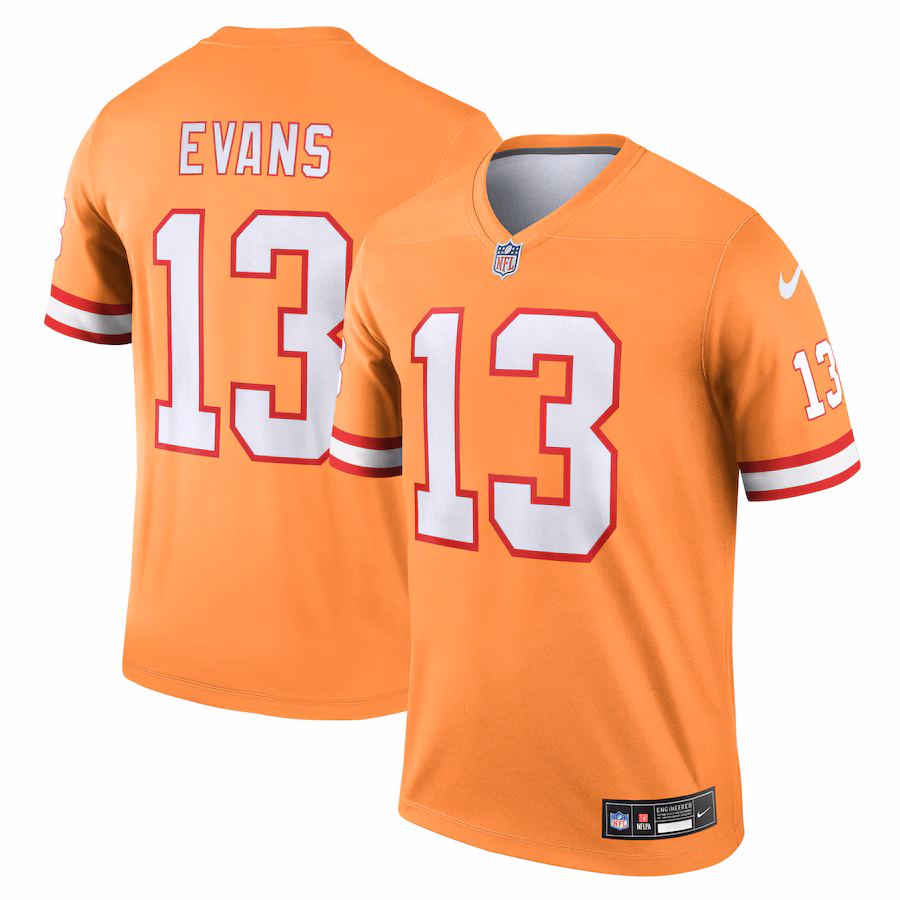 Men's Tampa Bay Buccaneers Mike Evans Nike Orange Legend Player Performance Top - ujerseystore