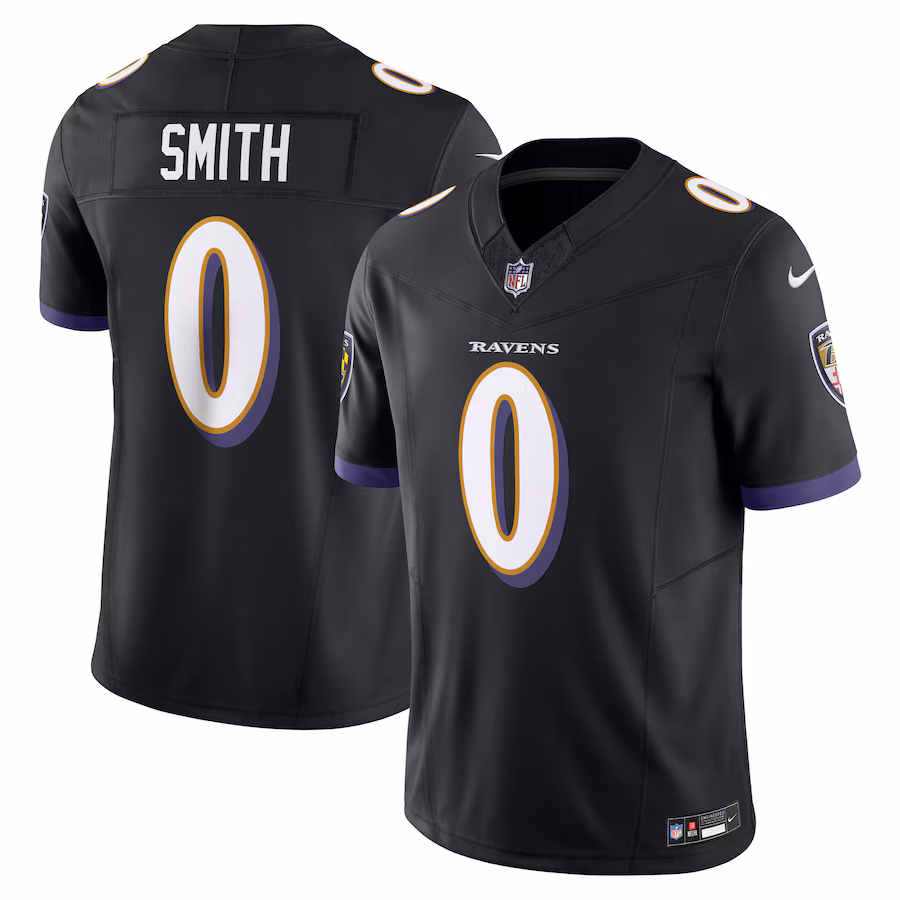 Men's Baltimore Ravens Roquan Smith Nike Black Alternate Vapor F.U.S.E. Limited Jersey - ujerseystore