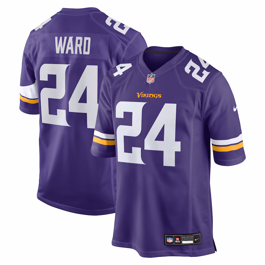Men's Minnesota Vikings Jay Ward Nike Purple Team Game Jersey - ujerseystore