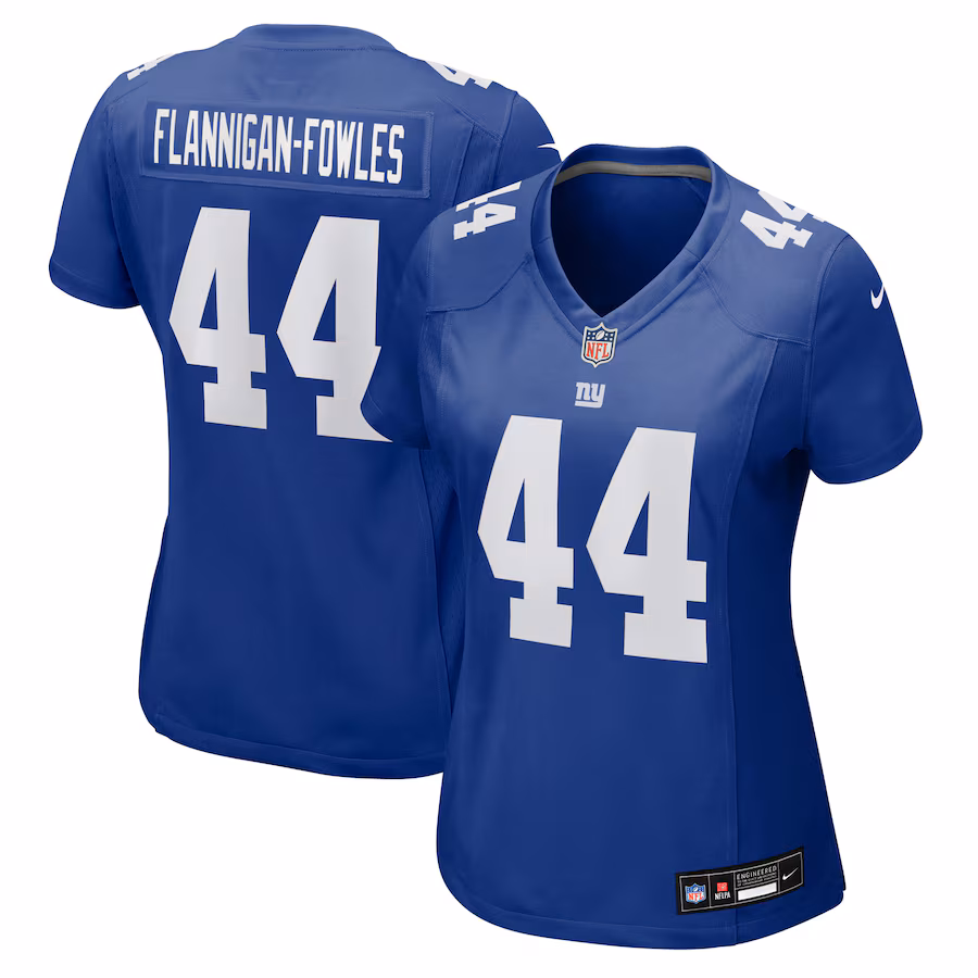 Women's New York Giants Demetrius Flannigan-Fowles Nike Royal Team Game Jersey - ujerseystore