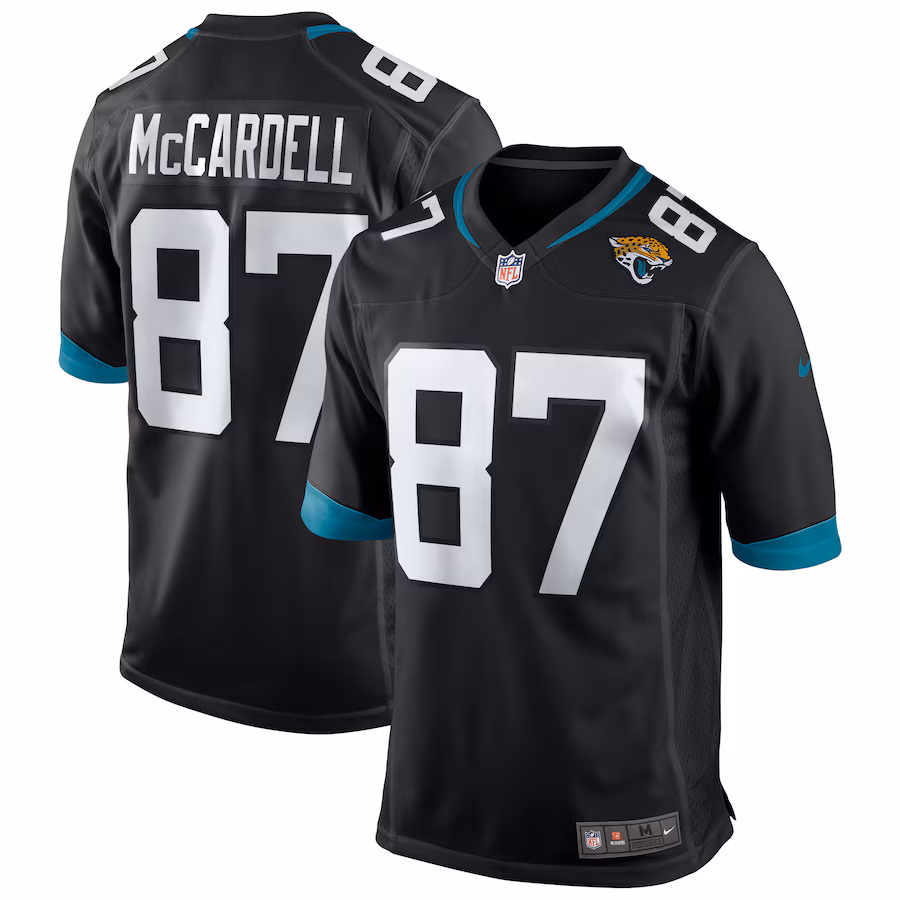 Men's Jacksonville Jaguars Keenan McCardell Nike Black Retired Player Alternate Game Jersey - ujerseystore