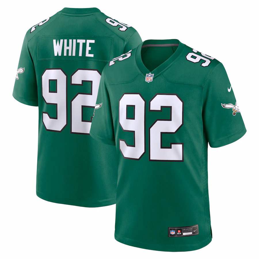 Men's Philadelphia Eagles Reggie White Nike Kelly Green Retired Player Alternate Game Jersey - ujerseystore