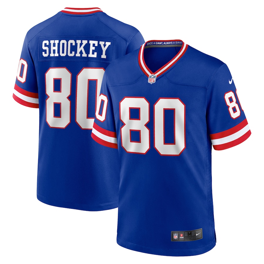 Men's New York Giants Jeremy Shockey Nike Royal Retired Player Alternate Game Jersey - ujerseystore