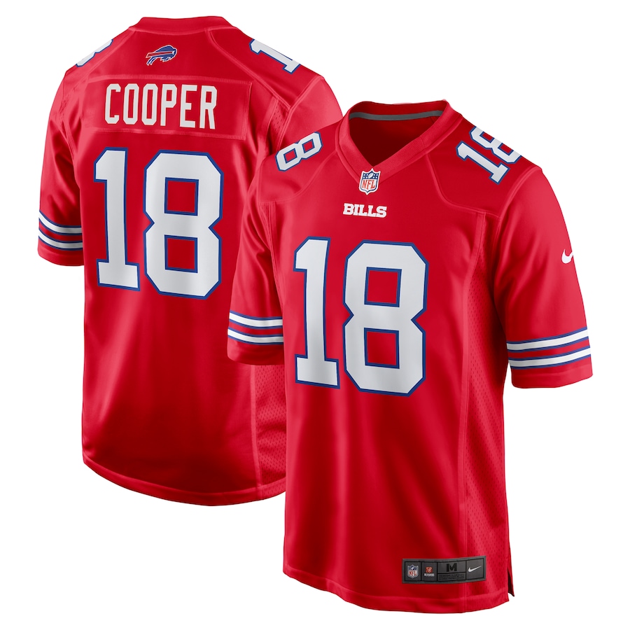 Men's Buffalo Bills Amari Cooper Nike Red Alternate Game Jersey - ujerseystore