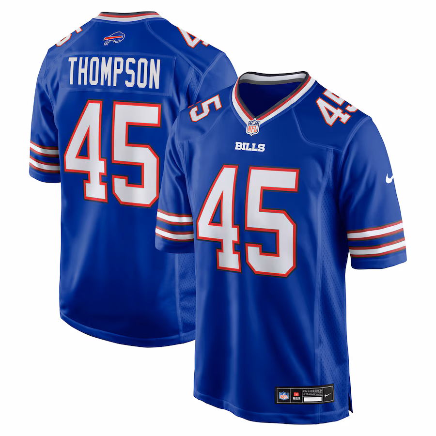 Men's Buffalo Bills Shaq Thompson Nike Royal Team Game Jersey - ujerseystore