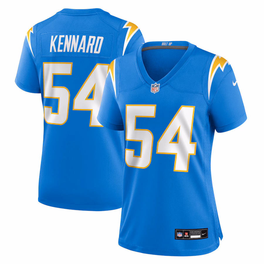 Women's Los Angeles Chargers Kyle Kennard Nike Powder Blue Team Game Jersey - ujerseystore