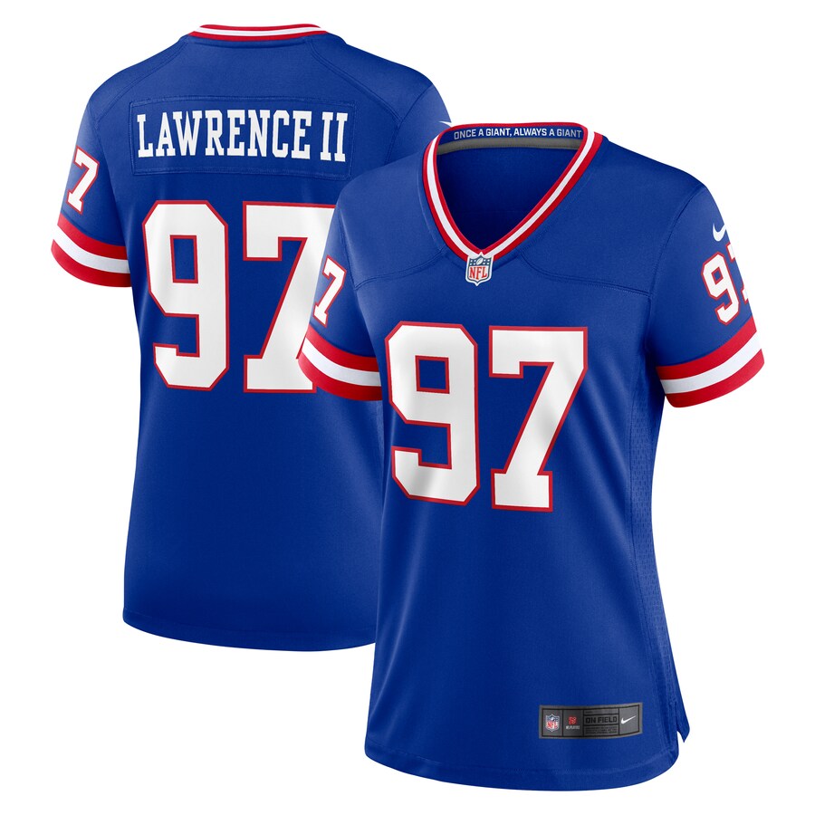 Women's New York Giants Dexter Lawrence Nike Century Red Alternate Game Jersey - ujerseystore
