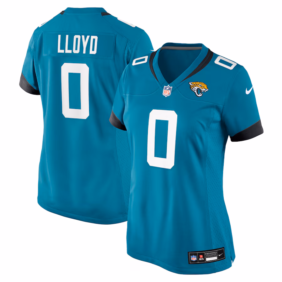 Women's Jacksonville Jaguars Devin Lloyd Nike Teal Team Game Jersey - ujerseystore