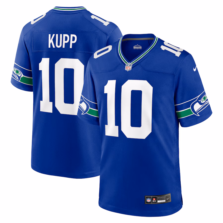Men's Seattle Seahawks Cooper Kupp Nike Royal Alternate Game Jersey - ujerseystore