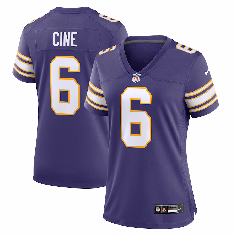 Women's Minnesota Vikings Lewis Cine Nike Purple Alternate Game Jersey - ujerseystore