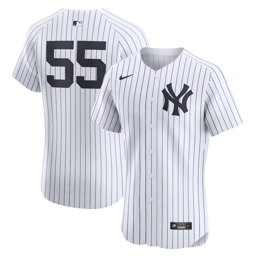 Men's New York Yankees Carlos Rodon Nike White Home Elite Player Jersey - ujerseystore