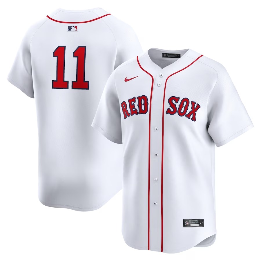 Men's Boston Red Sox Rafael Devers Nike White Home Limited Player Jersey - ujerseystore