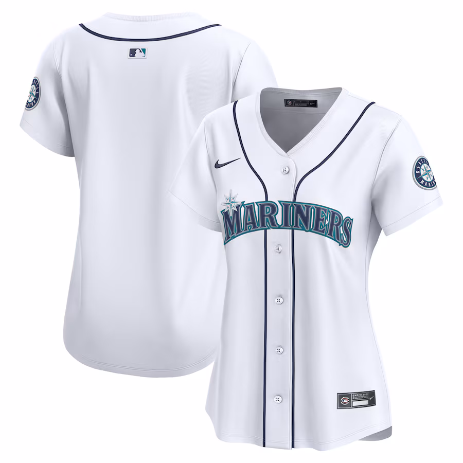 Women's Seattle Mariners Nike White Home Limited Jersey - ujerseystore