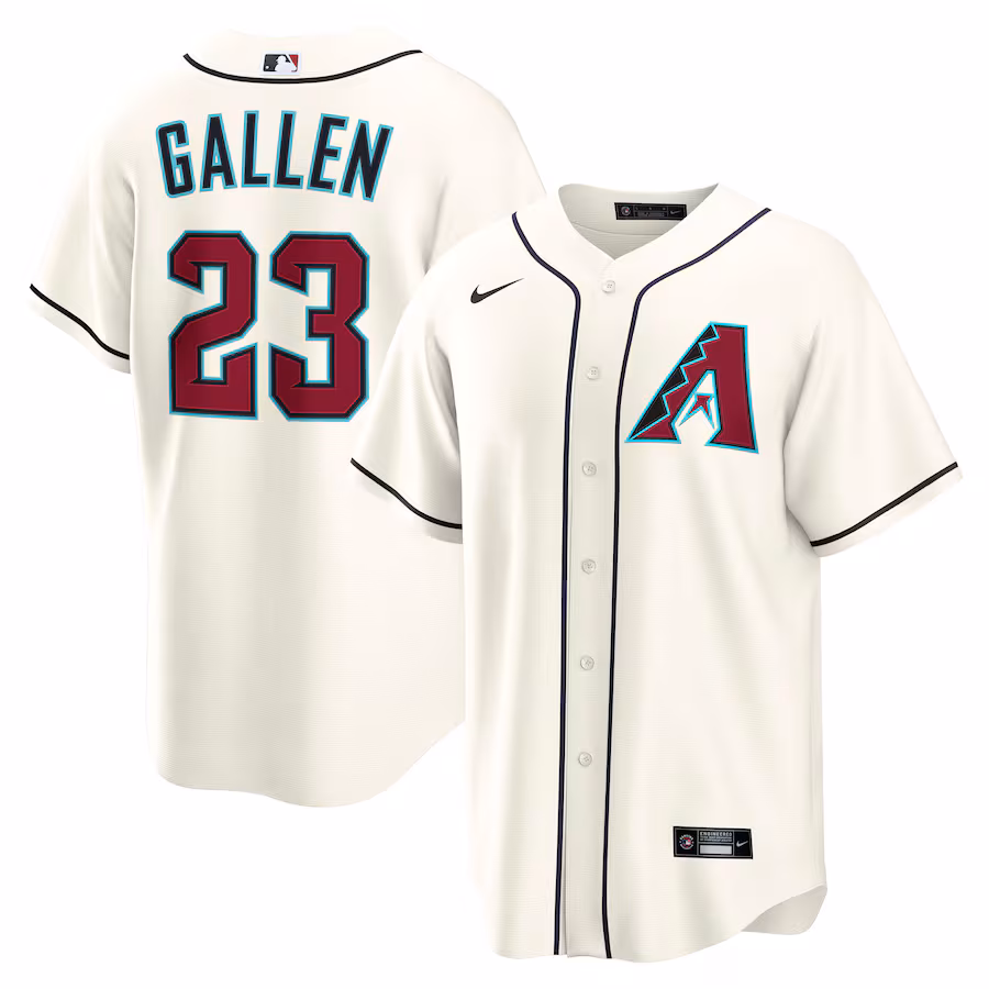 Youth Arizona Diamondbacks Zac Gallen Nike Cream Home Replica Jersey - ujerseystore