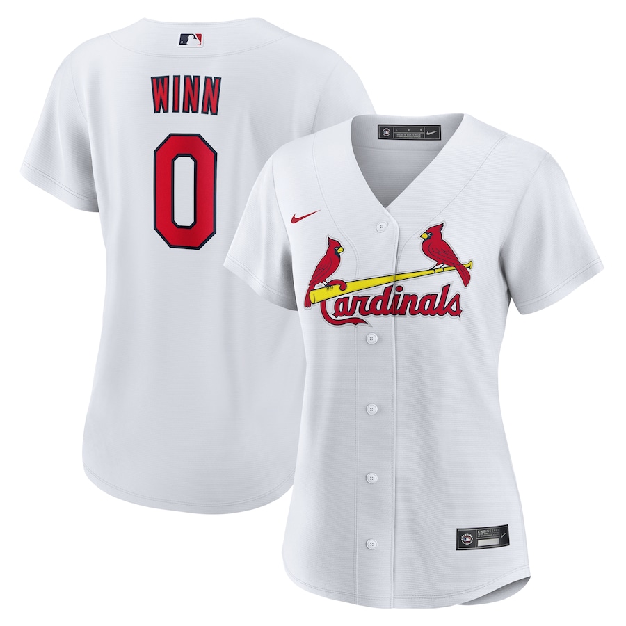 Women's St. Louis Cardinals Masyn Winn Nike White Home Replica Jersey - ujerseystore