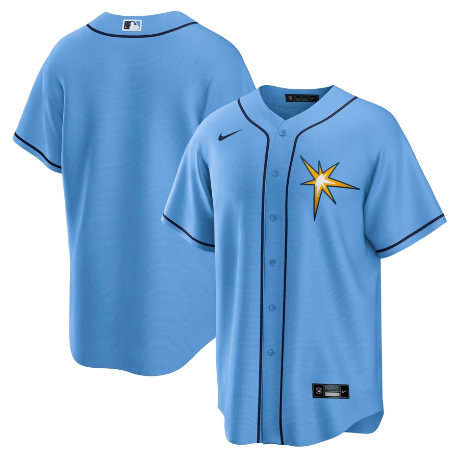 Men's Tampa Bay Rays Nike Light Blue Spring Training Replica Team Jersey - ujerseystore