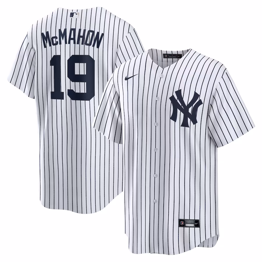 Men's New York Yankees Ryan McMahon Nike White Home Replica Jersey - ujerseystore