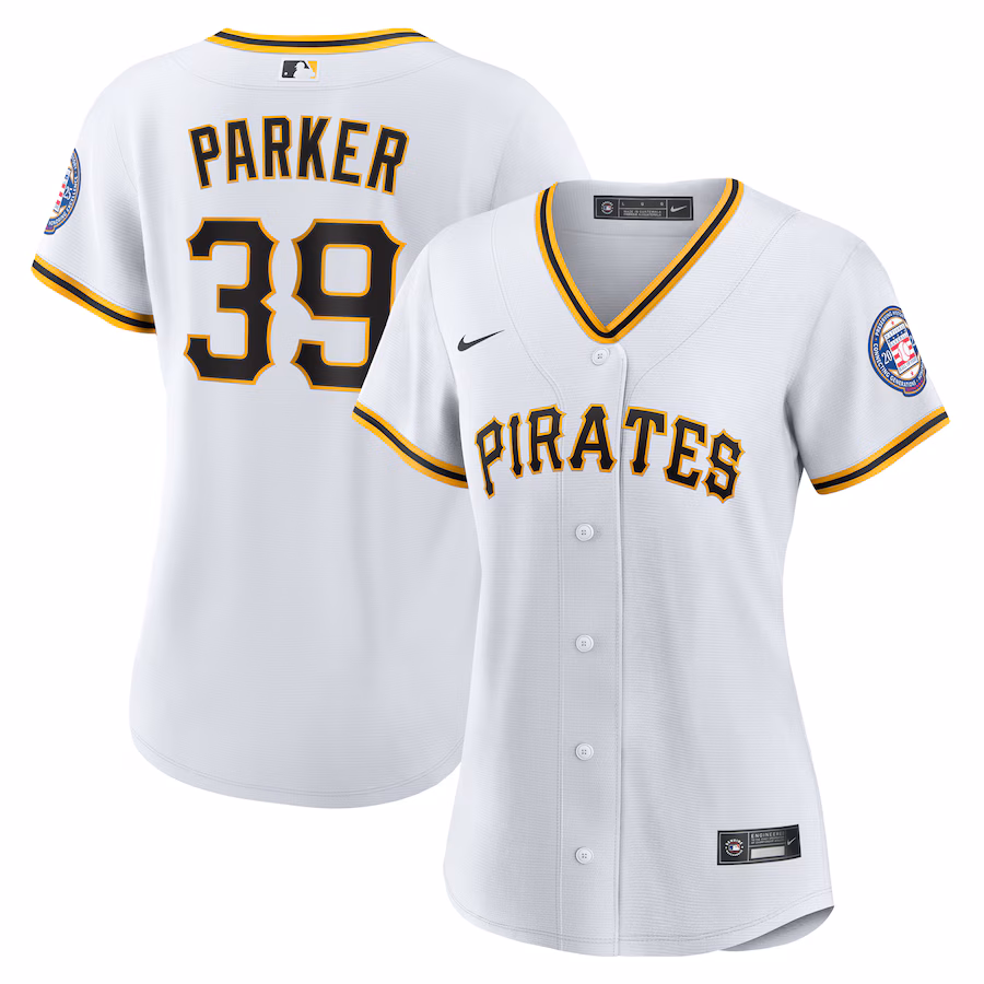 Women's Pittsburgh Pirates Dave Parker Nike White 2025 Baseball Hall of Fame Replica Jersey - ujerseystore