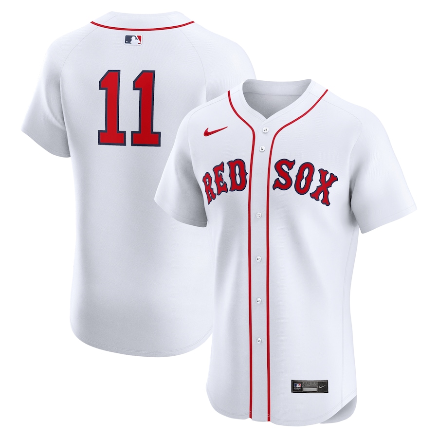 Men's Boston Red Sox Rafael Devers Nike White Home Elite Player Jersey - ujerseystore