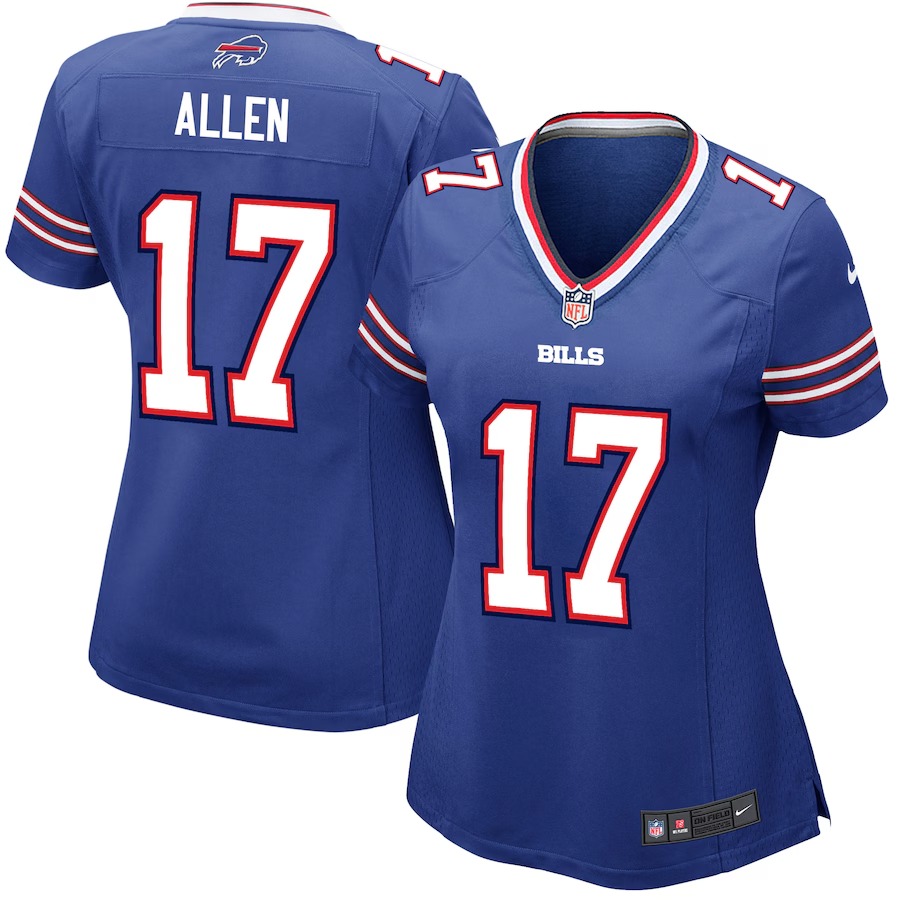 Women's Buffalo Bills Josh Allen Nike Royal Game Player Jersey - ujerseystore