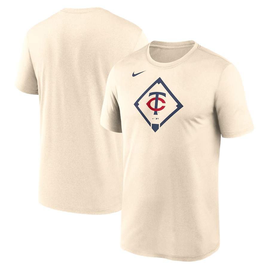 Men's Minnesota Twins Nike Cream Icon Legend Performance T-Shirt - ujerseystore