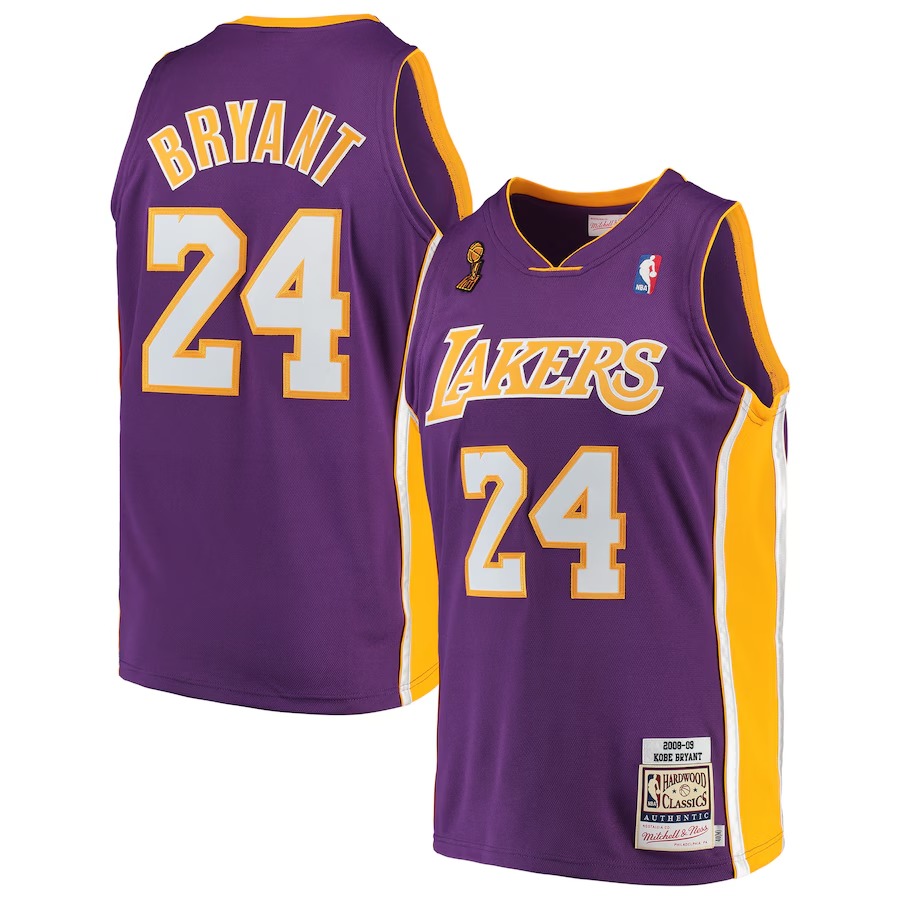 Kobe Bryant Los Angeles Lakers Mitchell & Ness 2008/09 Hardwood Classics Authentic Jersey - Purple - ujerseystore
