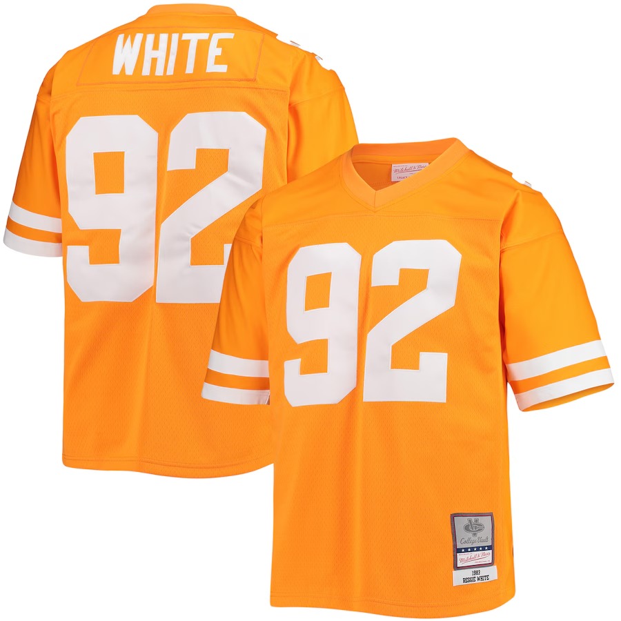 Reggie White Tennessee Volunteers Mitchell & Ness Authentic Throwback Legacy Jersey - Tennessee Orange - ujerseystore
