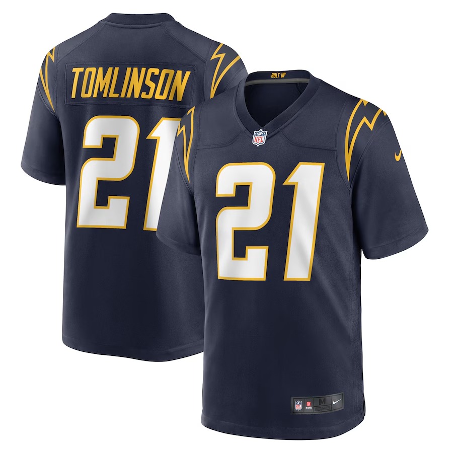Men's Los Angeles Chargers LaDainian Tomlinson Nike Navy Retired Player Alternate Game Jersey - ujerseystore