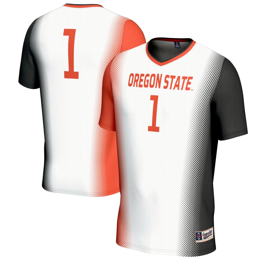 Unisex GameDay Greats #1 White Oregon State Beavers Women's Soccer Fashion Jersey - ujerseystore