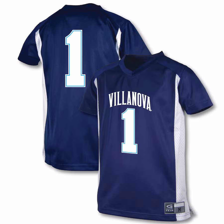 Youth Garb #1 Blue Villanova Wildcats Football Jersey - ujerseystore