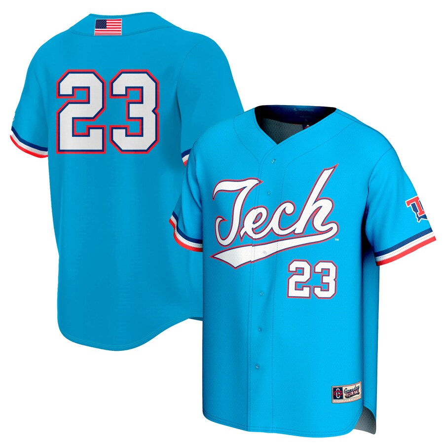 Youth GameDay Greats #23 Royal Louisiana Tech Bulldogs Lightweight Collegiate Baseball Fashion Jersey - ujerseystore
