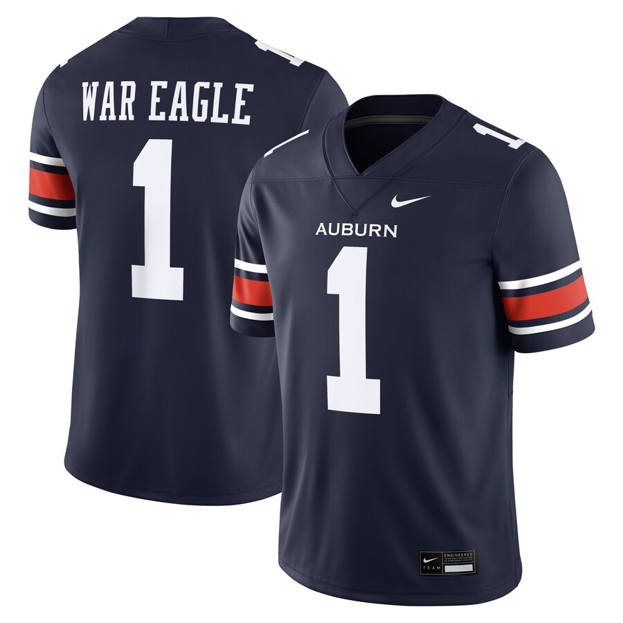 Men's Nike Navy Auburn Tigers Home Football Game Jersey - ujerseystore