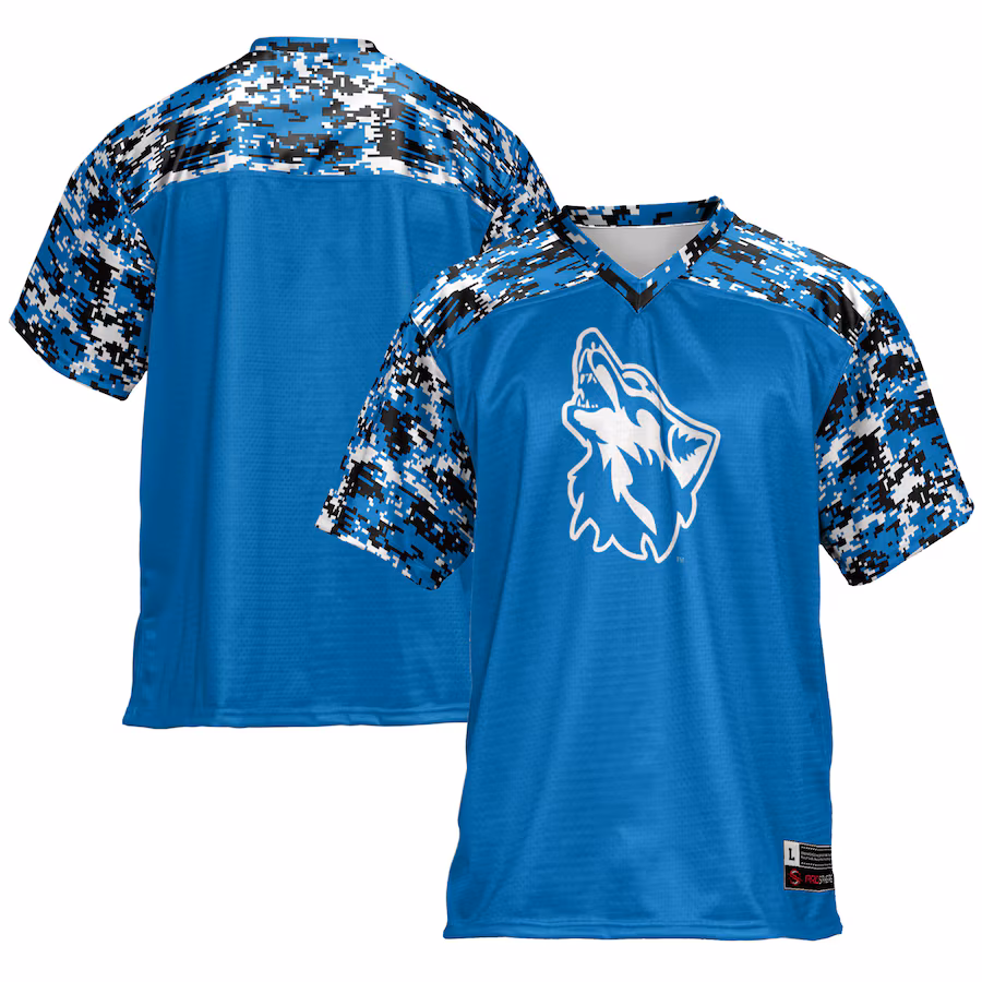 Men's GameDay Greats Blue Cheyney Wolves Football Jersey - ujerseystore