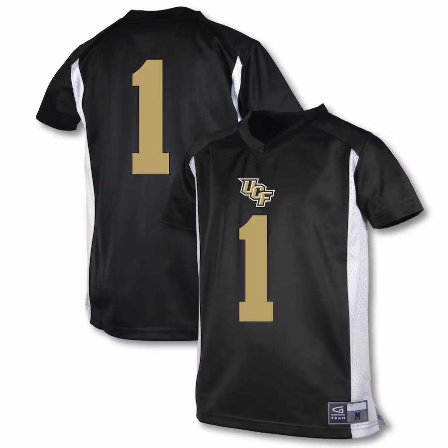 Youth Garb #1 Black UCF Knights Football Jersey - ujerseystore