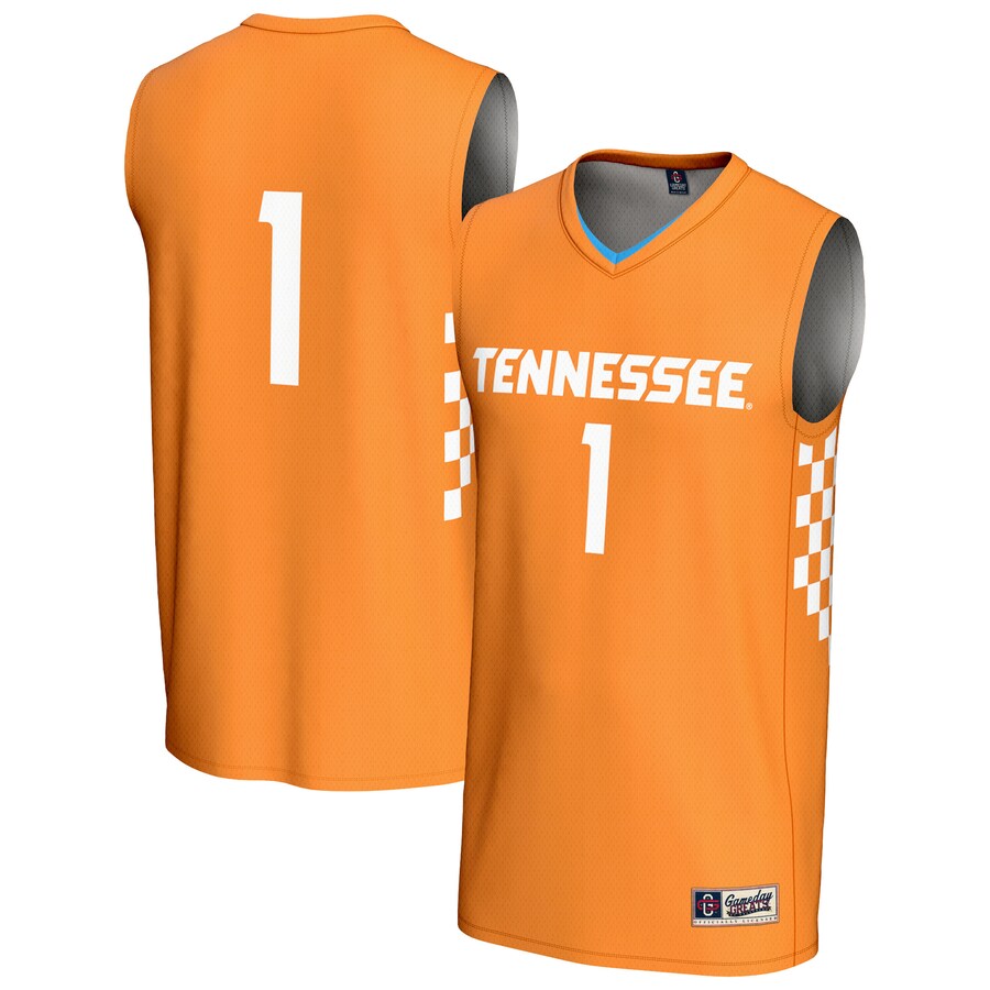 Youth GameDay Greats #1 Tennessee Orange Tennessee Volunteers Lightweight Women's Basketball Fashion Jersey - ujerseystore