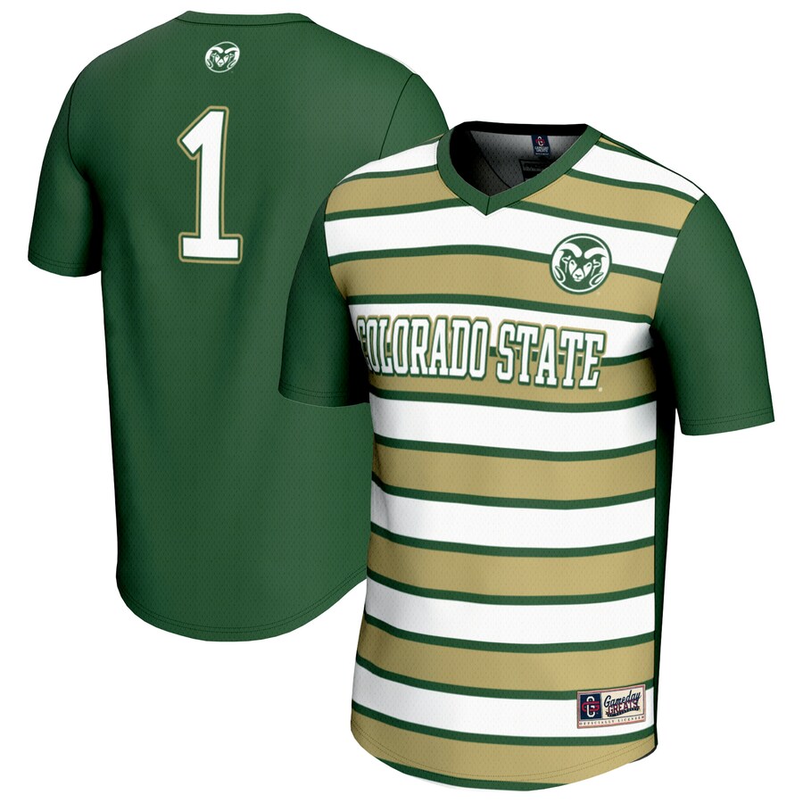 Unisex GameDay Greats #1 Green Colorado State Rams Lightweight Soccer Fashion Jersey - ujerseystore