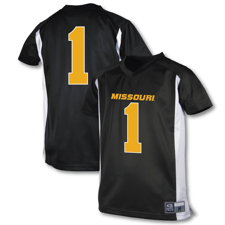 Youth Garb #1 Black Missouri Tigers Football Jersey - ujerseystore