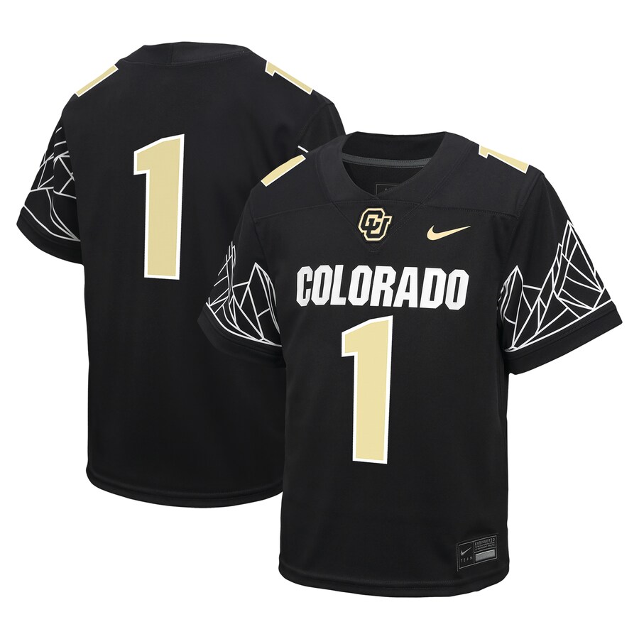 Youth Nike Black Colorado Buffaloes Untouchable Replica Jersey - ujerseystore