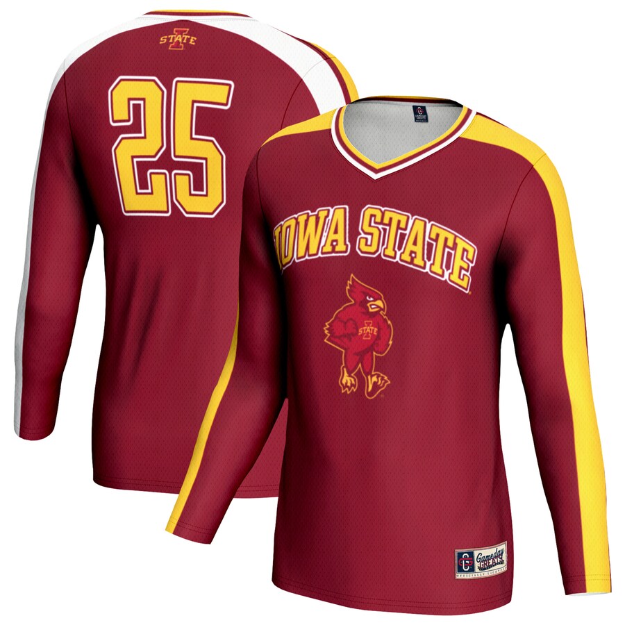 Unisex GameDay Greats Cardinal Iowa State Cyclones Women's Volleyball Lightweight Fashion Jersey - ujerseystore