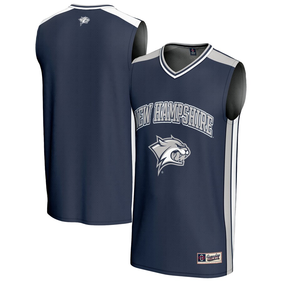 Unisex GameDay Greats Navy New Hampshire Wildcats Spirit Basketball Jersey - ujerseystore