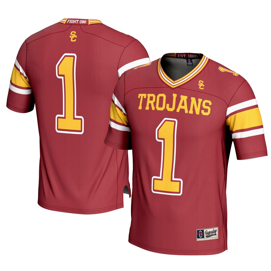 Youth GameDay Greats #1 Cardinal USC Trojans Football Jersey - ujerseystore