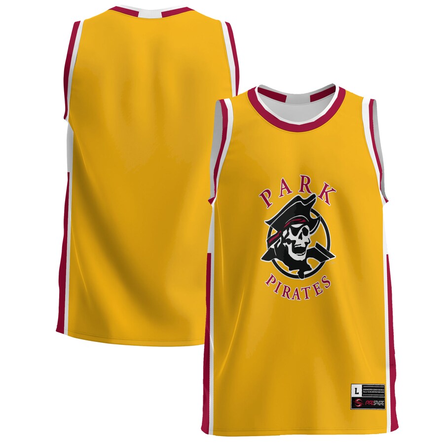 Men's GameDay Greats  Gold Park Pirates  Lightweight Basketball Jersey - ujerseystore