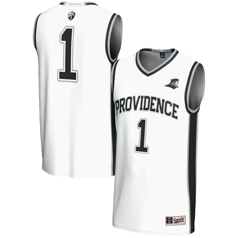 Unisex GameDay Greats #1 White Providence Friars Lightweight Basketball Jersey - ujerseystore