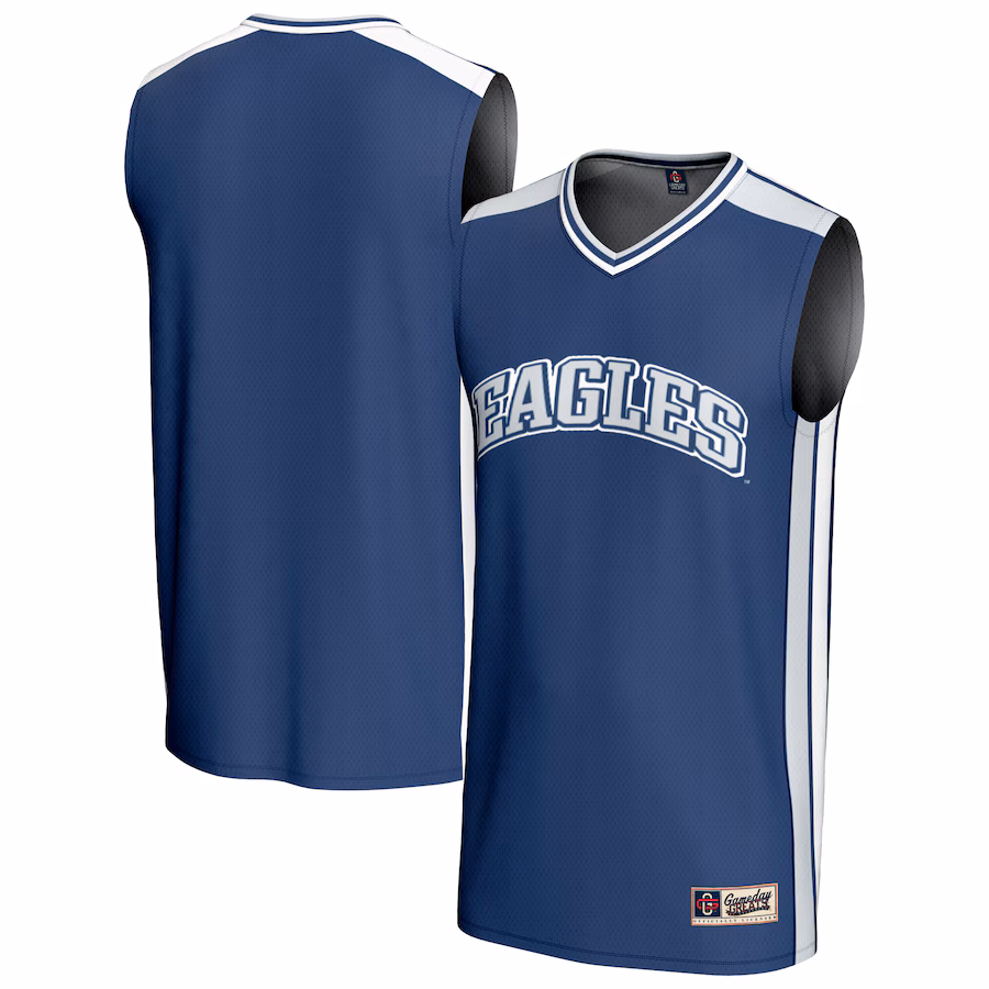 Men's GameDay Greats Blue Emory Eagles Basketball Jersey - ujerseystore