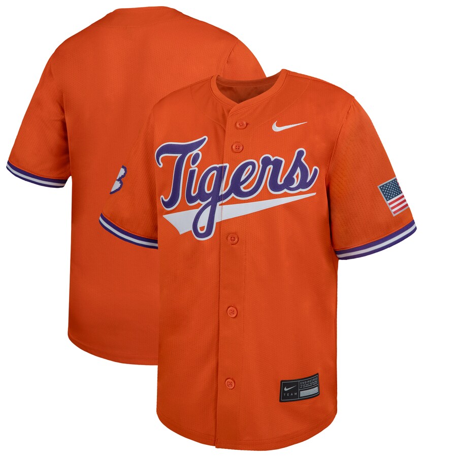 Youth Nike Orange Clemson Tigers Limited Baseball Jersey - ujerseystore