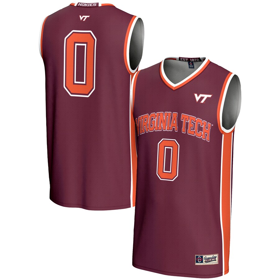 Unisex GameDay Greats #0 Maroon Virginia Tech Hokies Lightweight Basketball Jersey - ujerseystore