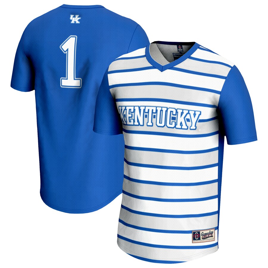 Unisex GameDay Greats #1 Royal Kentucky Wildcats Lightweight Soccer Fashion Jersey - ujerseystore
